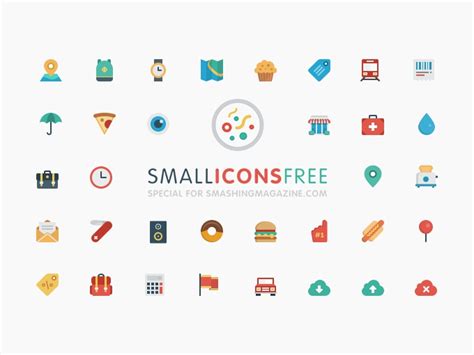 Smallicons Flat Icons — Colorful Free Vector Set In Svg Ai Eps