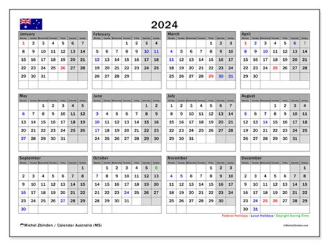 Pdf Calendar 2024 Australia Berna Cecilia