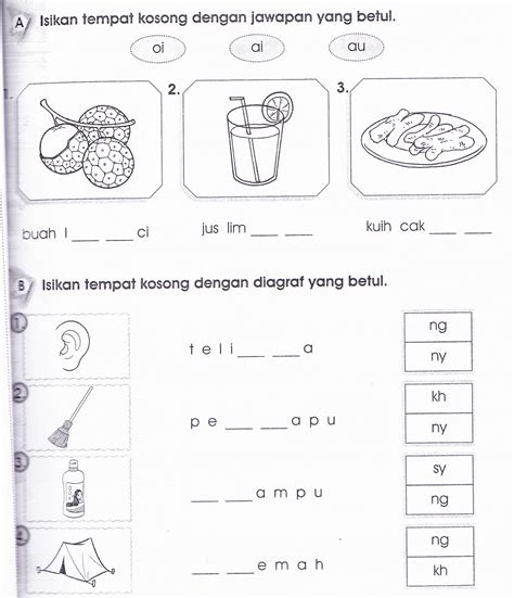 Kssr Bahasa Malaysia Tahun 1 Latihan Pengukuhan 2