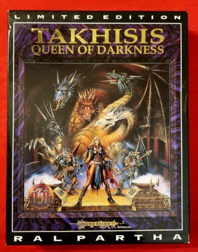 Takhisis Queen Of Darkness Limited Edition 3857 Of 5000 Rare Htf Coa