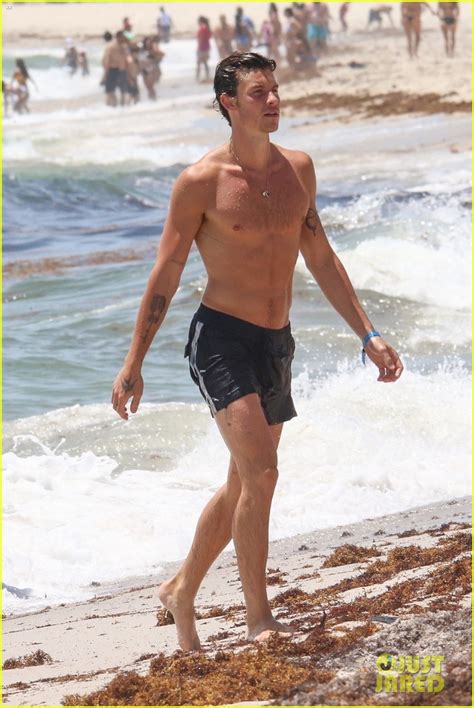 Shawn Mendes Soaks Up The Sun During Miami Beach Day Photos Photo 4799248 Shirtless