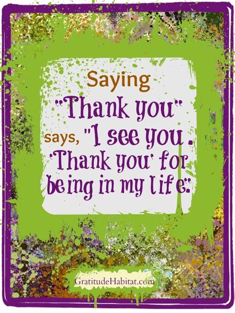 Thank You I See You Thank You For Being In My Life Visit Us At