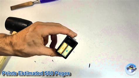 When mixed together and used with a separate cartridge containing black ink, these printers can represent a similar number of single color cartridges are an answer to the problem of tricolor cartridges running out prematurely. Inside HP 57 Tri-Colour Ink Cartridge (C6657A) - YouTube