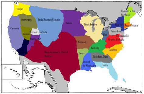Divided States Of America Alternative History Fandom