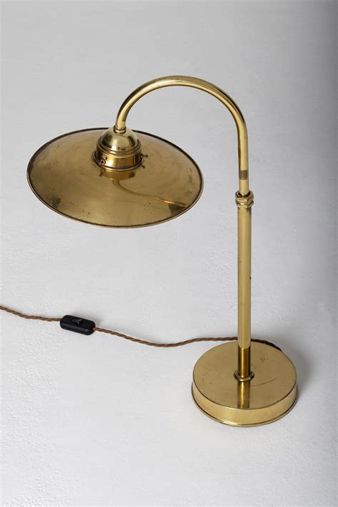 Midcentury Brass Desk Lamp