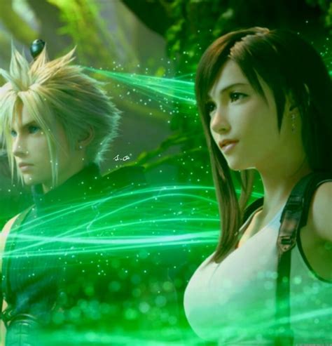 Final Fantasy Characters Cloud And Tifa