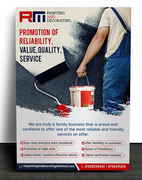 Should you tackle the job yourself or hire a pro? Modern, Colorful, Painting Flyer Design for a Company by ...