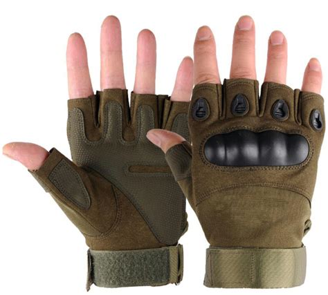 Fingerless Combat Assault Military Gloves For Tactical And Police Buy