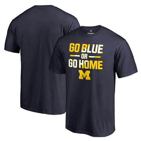 Michigan Wolverines Navy Go Blue Hometown T Shirt