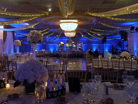 Stunning White Wedding With Blue Uplighting Look Incredible In Our