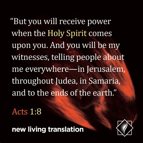 But You Will Receive Power When The Holy Spirit Comes Upon You And