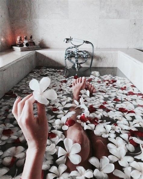 girly hacks to relax after a long day society19 uk flower bath aesthetic bath bath photography