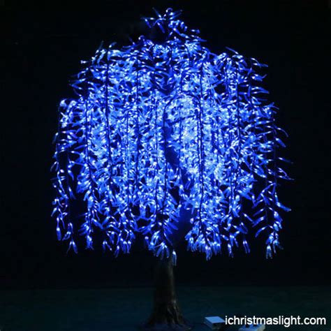 Blue Led Willow Tree Christmas Decorations Ichristmaslight