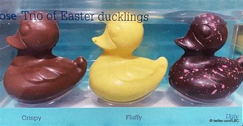 Twitter Bursting With Opinions After Chocolate Ducks Labeled Ugly