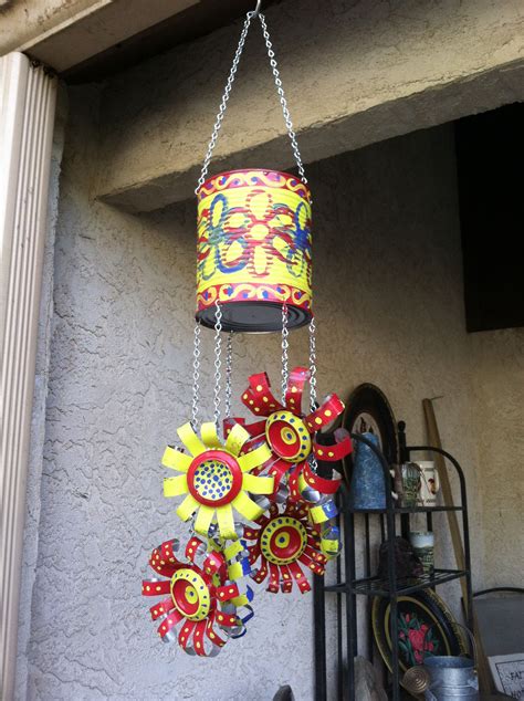 Wind Chime Aluminum Can Crafts Wind Chimes Tin Can Art