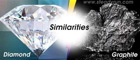 Similarities Between Graphite And Diamond Similarity