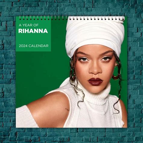 Rihanna Calendar 2024 Rihanna 2024 Celebrity Wall Calendar Etsy Australia