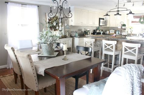 The Glam Farmhouse Rustic Glam Dining Room Tour With