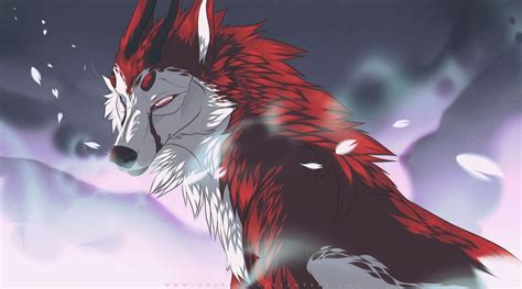 Cm Red Wolf By Kenzzay Red Wolf Anime Wolf Drawing Wolf Art Fantasy