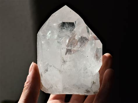 Large Quartz Crystal Point Aaa Specimen 876g Aurora ~45 Clear