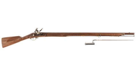 Pedersoli Brown Bess Flintlock Musket With Bayonet Rock Island Auction