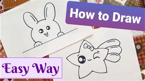 Easy Simple Drawing Ideas Cute 9 Easy Cute Drawing Ideas For