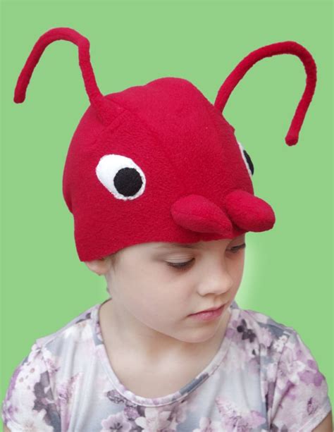 Red Ant Costume Hat For Halloween Bug Costume Hat Kids Dress Up Hat