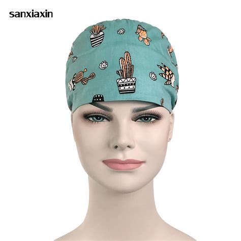 New Cute Print Medical Surgical Scrub Caps Surgical Surgeons Surgery