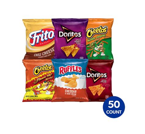 Frito Lay Bold Mix Chips Variety Pack 50 Ct —