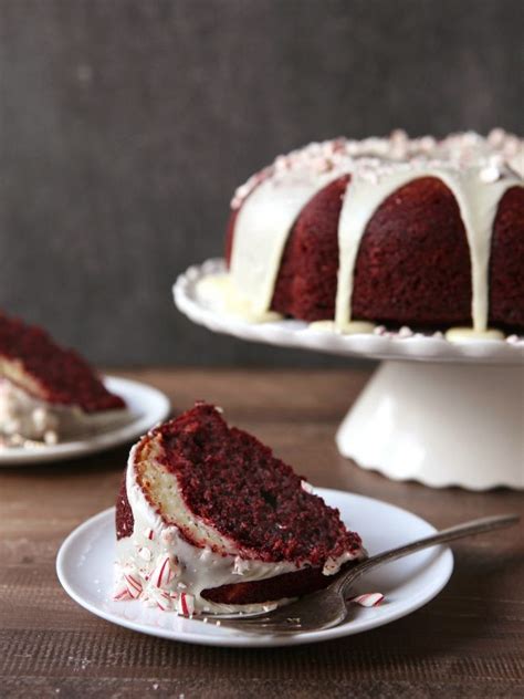 Cheesecake Stuffed Peppermint Red Velvet Bundt Cake Recipe Holiday