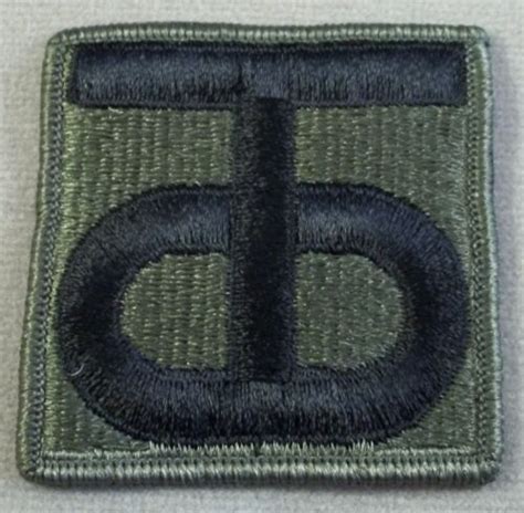 Us Army 90th Infantry Division Subdued Merrowed Edge Patch Ebay