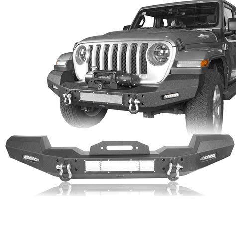 Jeep Jl Climber Front Bumper Wwinch Plate For 2018 2019 Jeep Wrangler