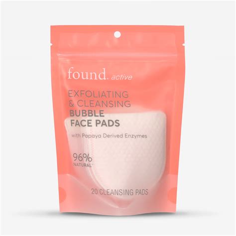 Exfoliating And Cleansing Bubble Face Pads Found Active
