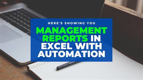Management Reports In Excel With Automation Youtube