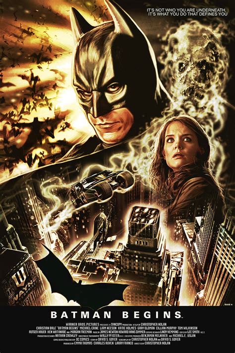 Batman Begins Poster By Eddieholly On Deviantart