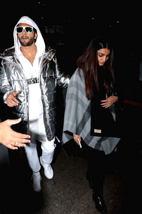 Ranveer Singh And Ritika Bhavnani Seen At Airport