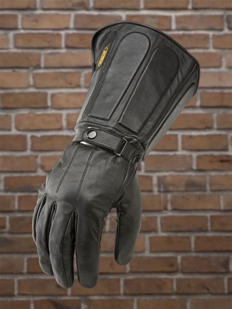327 Mens Leather Gauntlet Gloves Bristol Leather