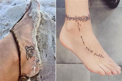 Van De Mooiste Tattoos Voor Op Je Voet Kleine Tatoeage Voet