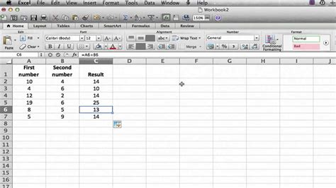 Adding And Subtracting Vertical Columns In Excel Ms Excel Tips Youtube