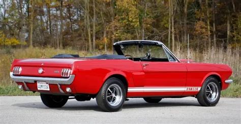 The One And Only Red 1966 Shelby Gt350 Convertible Hot Cars