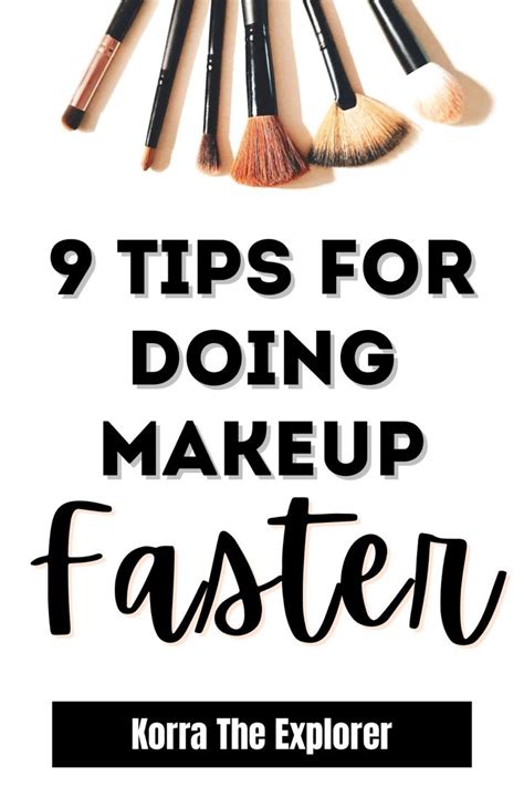 9 Tips For Doing Makeup Faster Quick Makeup Hacks Quick Makeup Hacks Quick Makeup Fast Makeup