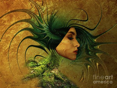 Forest Deva Mixed Media By Kira Bodensted Pixels