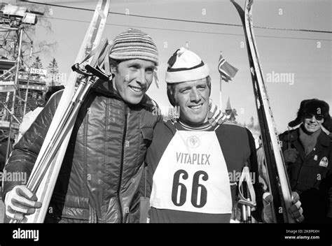 Oslo 19720318 Holmenkollrennet 1972 Here Two Happy Winners From The