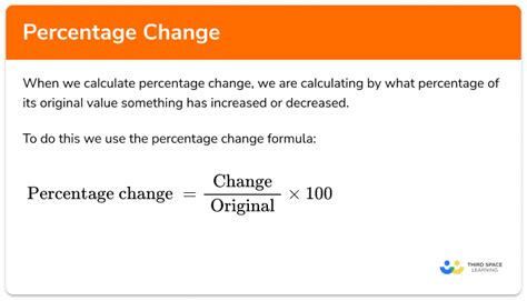 Percentage Change Gcse Maths Steps Examples And Worksheet