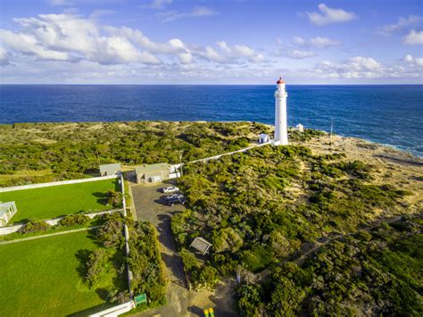 Aerial View Of Cape Nelson Lighthouse Victoria Australia Photo