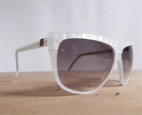 Vintage 1960s Riviera Sunglasses Oversized White Pearlescent Etsy Sunglasses Sunglasses