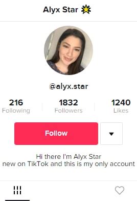 Alyx Star Alyxstar Tiktok Stars Leaked Nudes Porn Pack