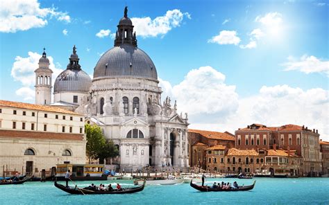 Water 2k Venice Italy Cityscape Gondolas Hd Wallpaper