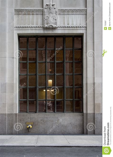 Neoclassical Grid Window Stock Image Image Of Sidewalk