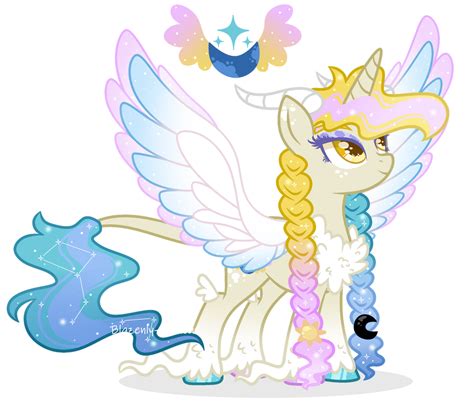 Mlp Next Gen Adopt Discord X Princess Celestia By Blazenly Obvious On